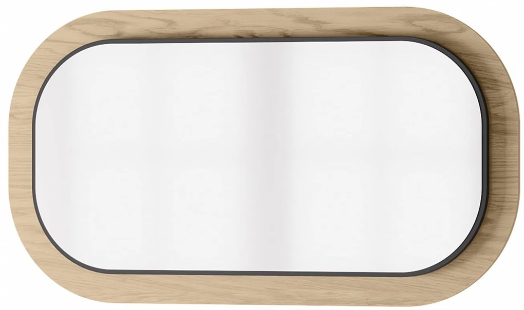 Nástěnné zrcadlo Limbo 80 110 cm dub Artisan