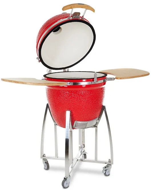 Kamado Keramický gril KLASIK SET 50cm Červený