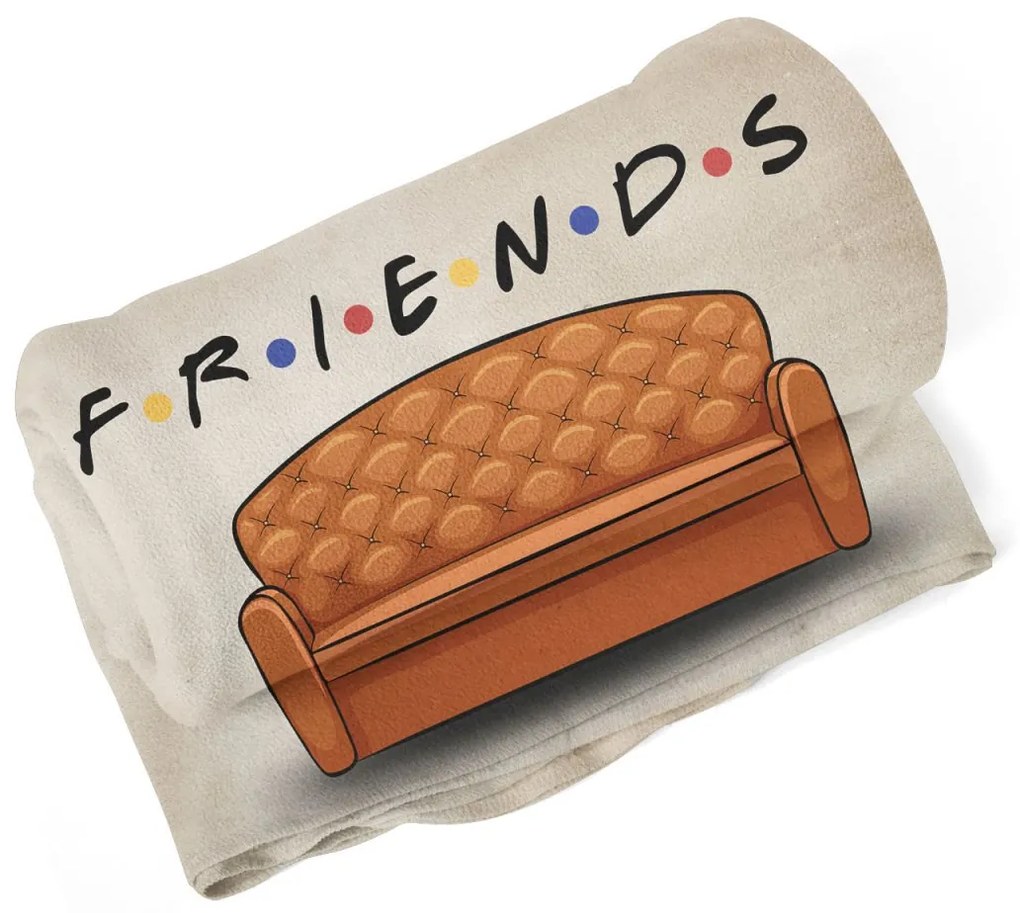 Sablio Deka Seriál Priatelia FRIENDS Gauč - 150x120 cm