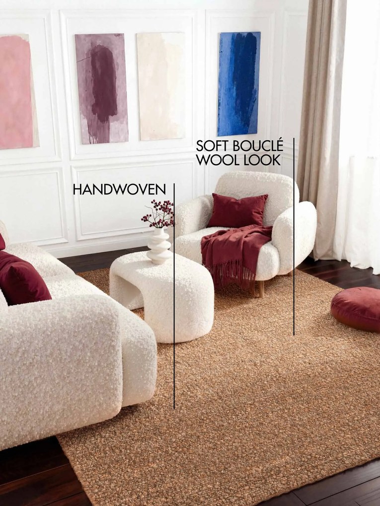 Ted Baker, Kusový koberec Ted Baker Notting Hill 106344 Beige, 200x290, hnedá, obývacia izba