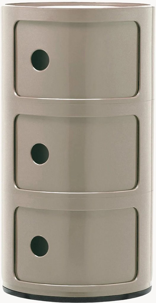 Dizajnová skrinka Componibili, 3 moduly, V 59 cm