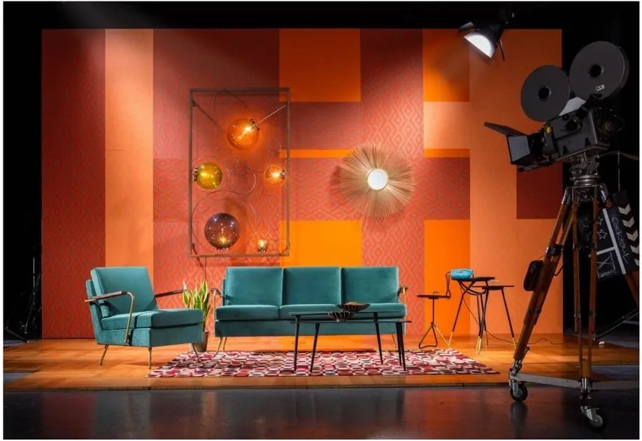 Nástenné zrkadlo Kare Design Sunbeam, ø 90 cm