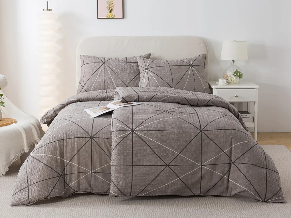 XPOSE® Krepové obliečky SAMUEL - sivé