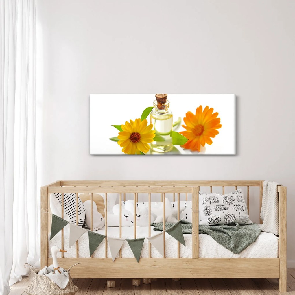 Obraz kvetinového oleja (120x50 cm)
