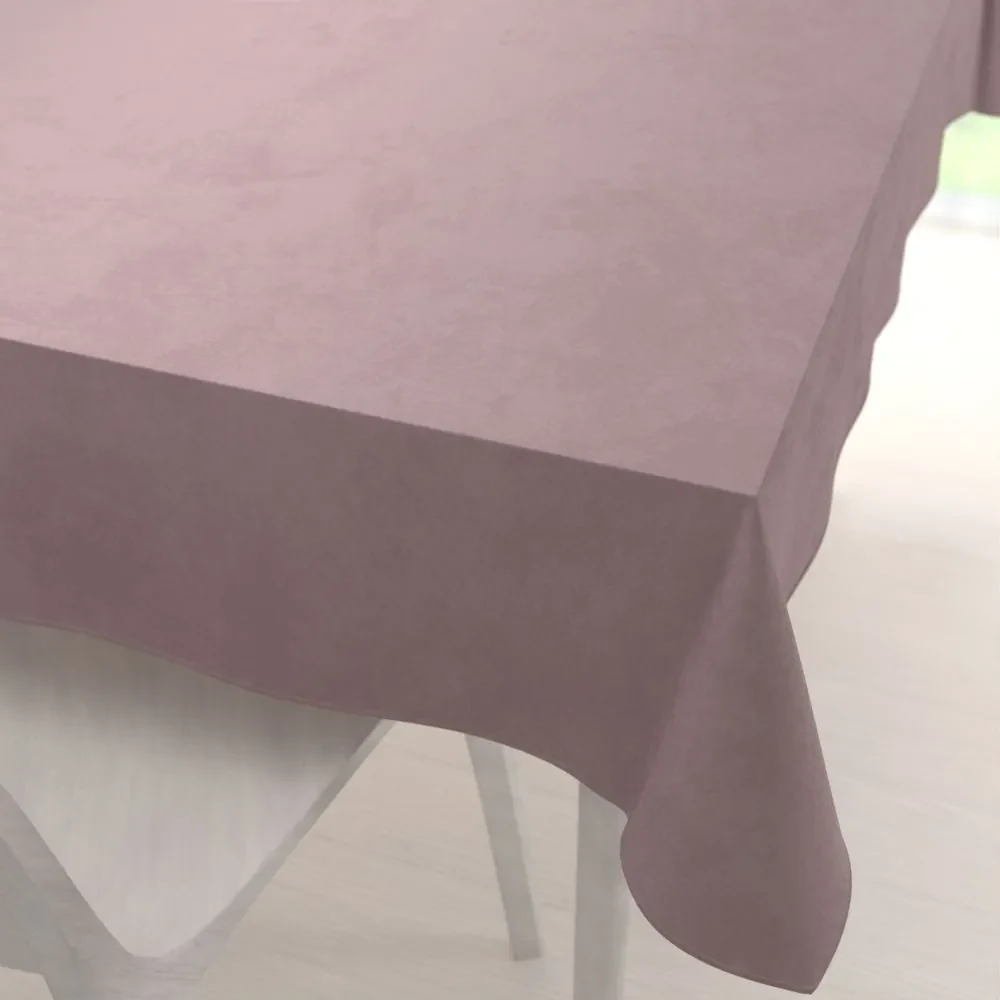 Biante Zamatový obdĺžnikový obrus Velvet Premium SVP-002 Staroružový 100x140 cm
