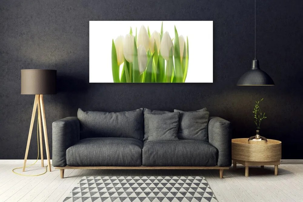 Obraz na akrylátovom skle Tulipány rastlina príroda 120x60 cm