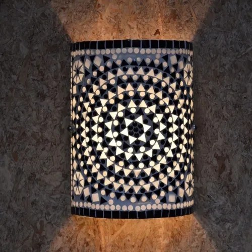 Orient nástenné svietidlo s káblom mosaic Cylinder DOMINO 17*26