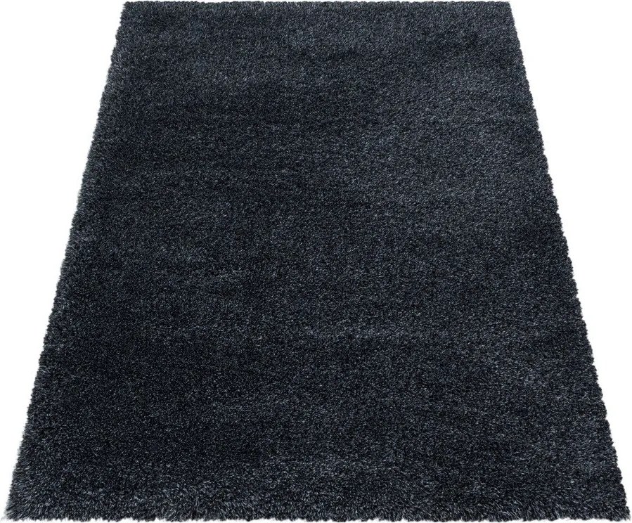 Antracitový koberec 200x290 cm Fluffy – Ayyildiz Carpets