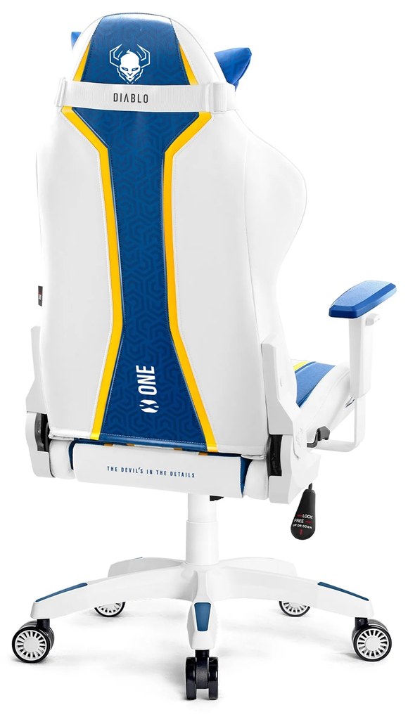 Herné kreslo Diablo X-One 2.0 King Size, Aqua Blue/ modré