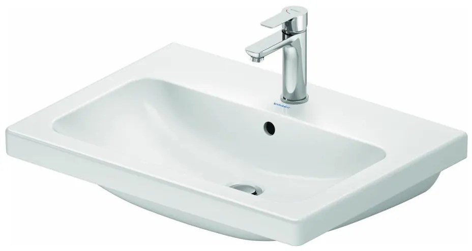 Duravit 23996500002 - Závesné umývadlo D-CODE 65x48 cm keramika/lesklá biela