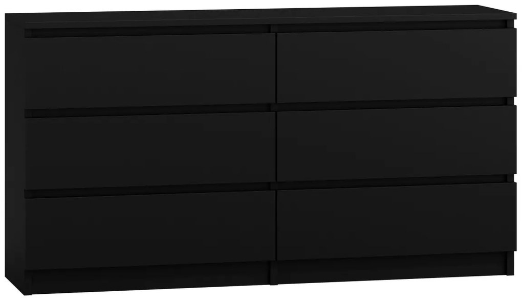 Komoda MALWA M6 138 cm černá