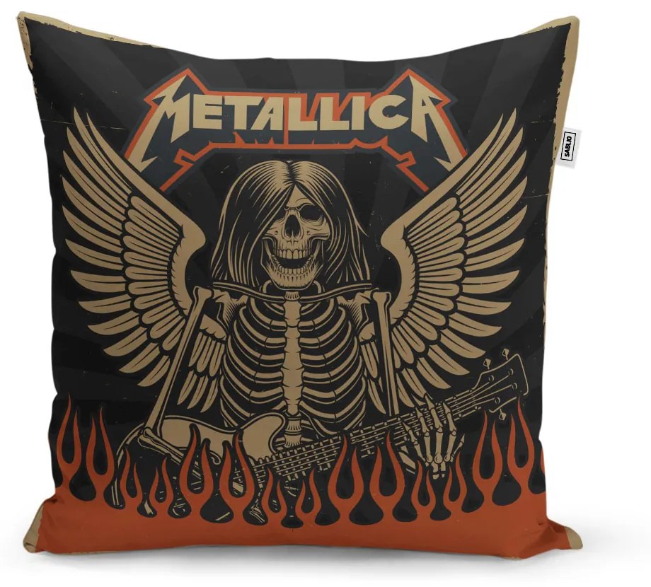 Sablio Vankúš METALLICA Padlý anděl - 50x50 cm