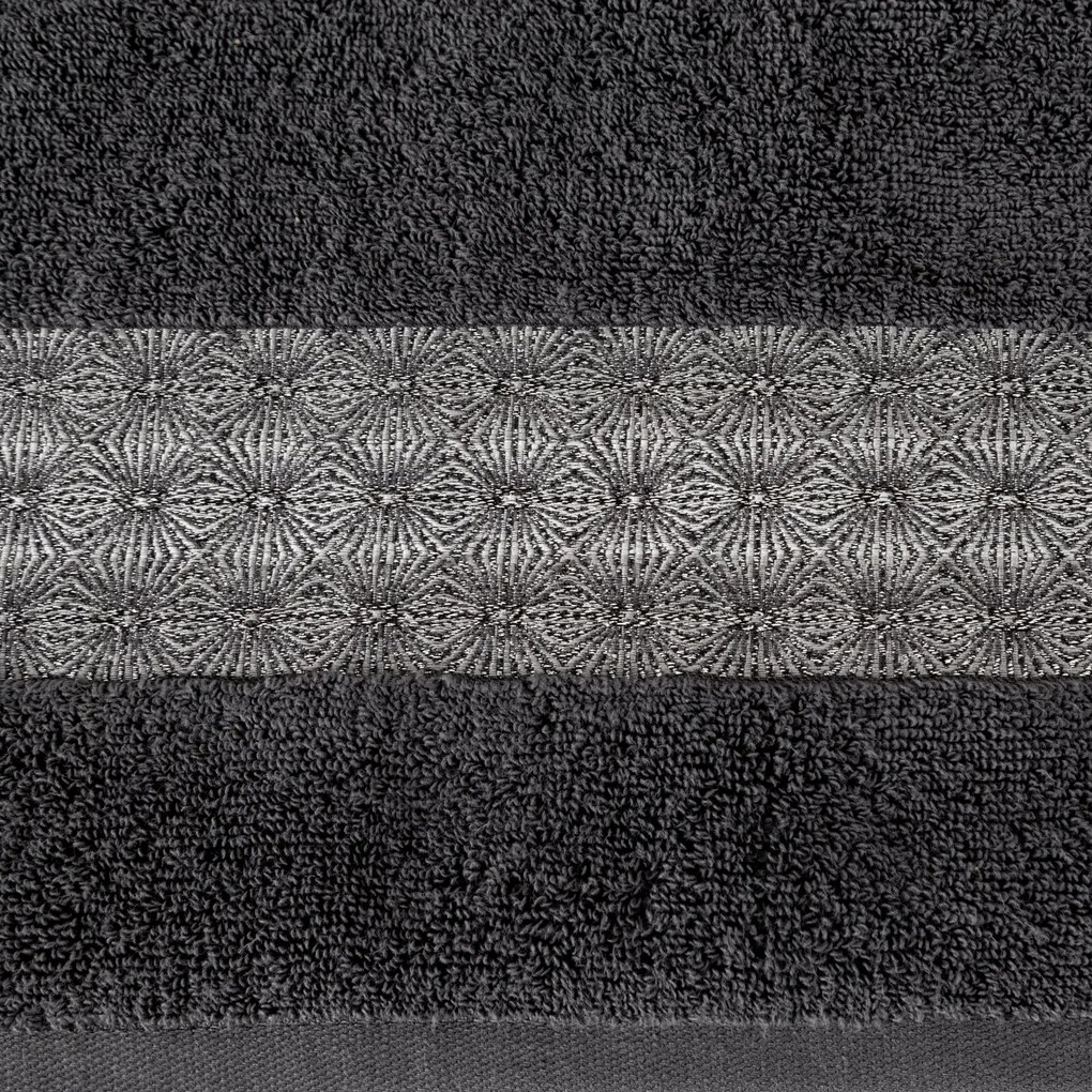 BAVLNENÝ UTERÁK MALIKA SADA 3KS 70X140 CM SIVÁ