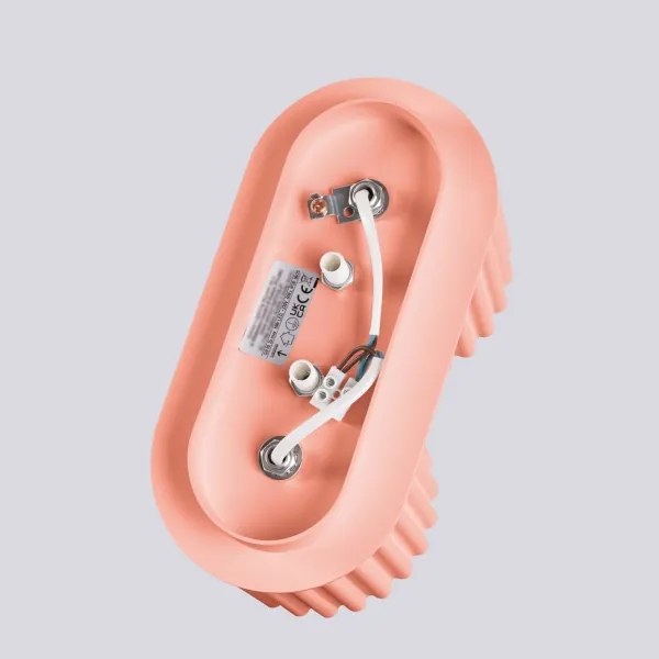 Sollux SL.1825 - Bodové svietidlo AURA 2xGU10/10W/230V ružové