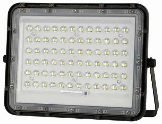 LED Vonkajší solárny reflektor LED/15W/3,2V IP65 4000K čierna + DO