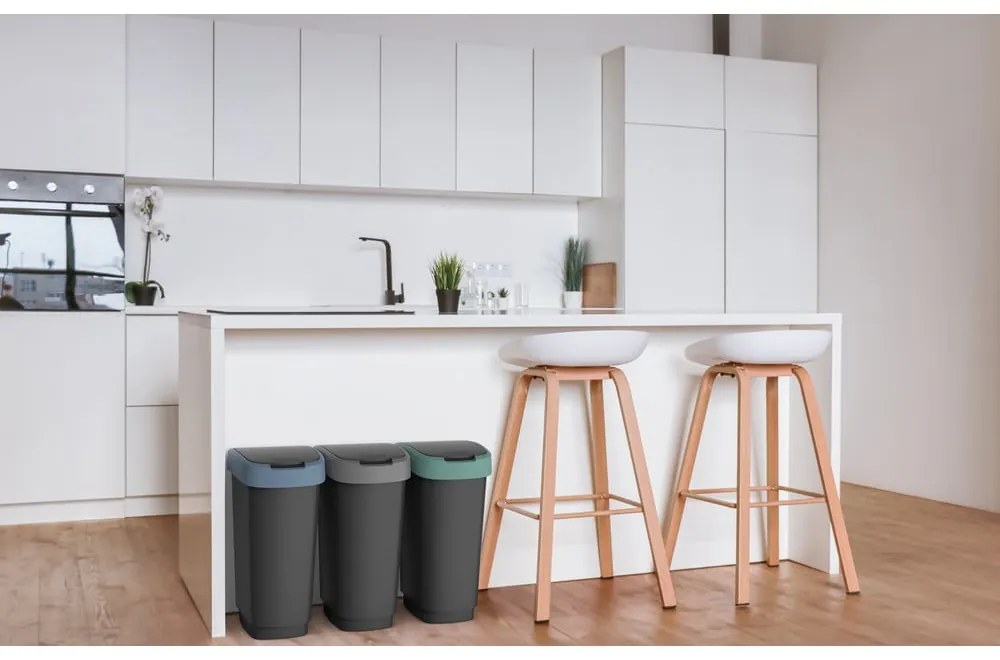 Odpadkový kôš z recyklovaného plastu 25 l Twist - Rotho