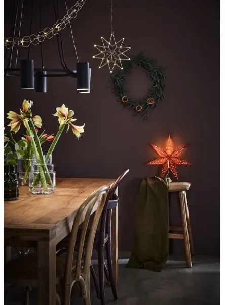 Markslöjd 705753 - LED Dekoračná reťaz SERVE LED/3xAA 1,9m strieborná