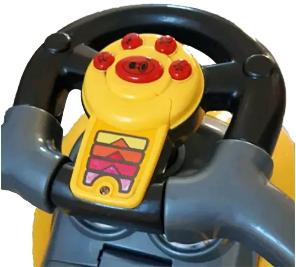 Detské odrážadlo s vodiacou tyčou 3v1 Baby Mix Mega Car zelené