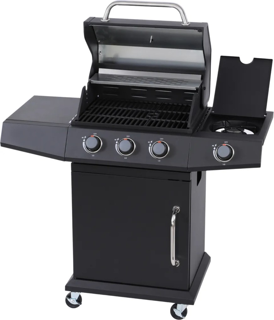 CH Plynový gril 3-horákový s bočným horákom 10,3 kW