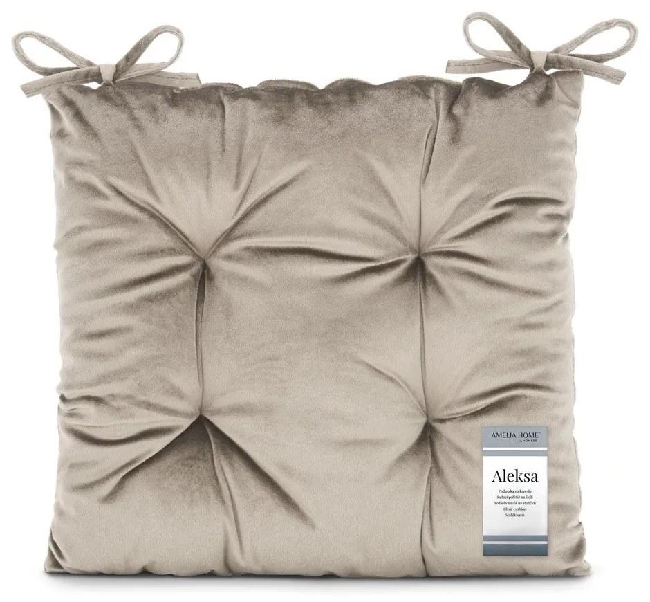 Zamatový sedák 40x40 cm Aleksa – Restilo