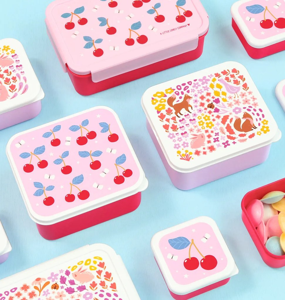 A Little Lovely Company - škatuľka na desiatu - kvetinová záhrada