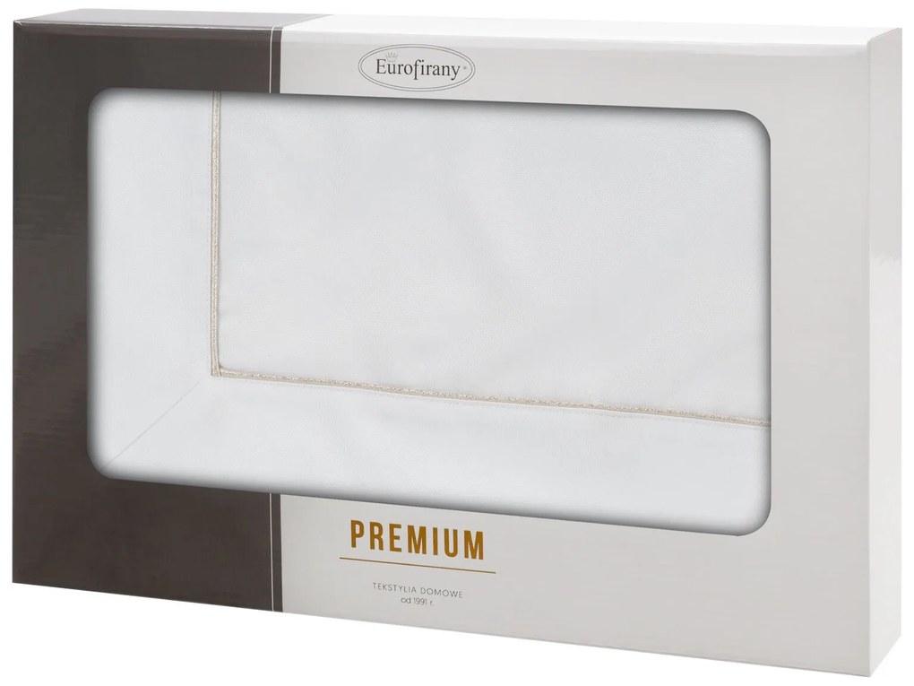 OBRUS MADELE 145X300 CM BIELY