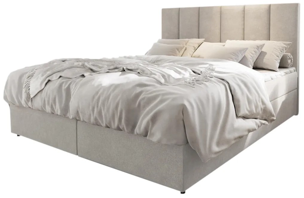 Čalúnená posteľ boxspring KARDI - cosmic 10 / 140x200 / nie