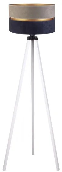 Duolla - Stojacia lampa DUO 1xE27/60W/230V pr. 44 cm šedá/modrá/biela