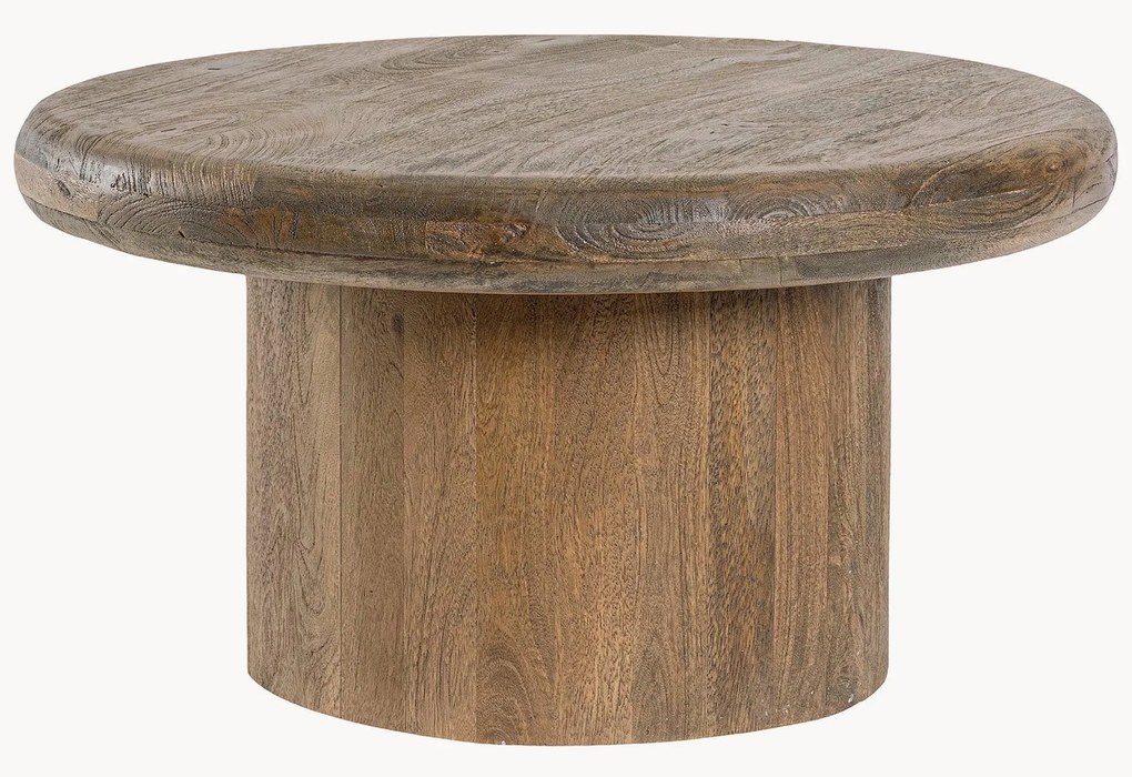 Okrúhly konferenčný stolík z mangového dreva Lopez