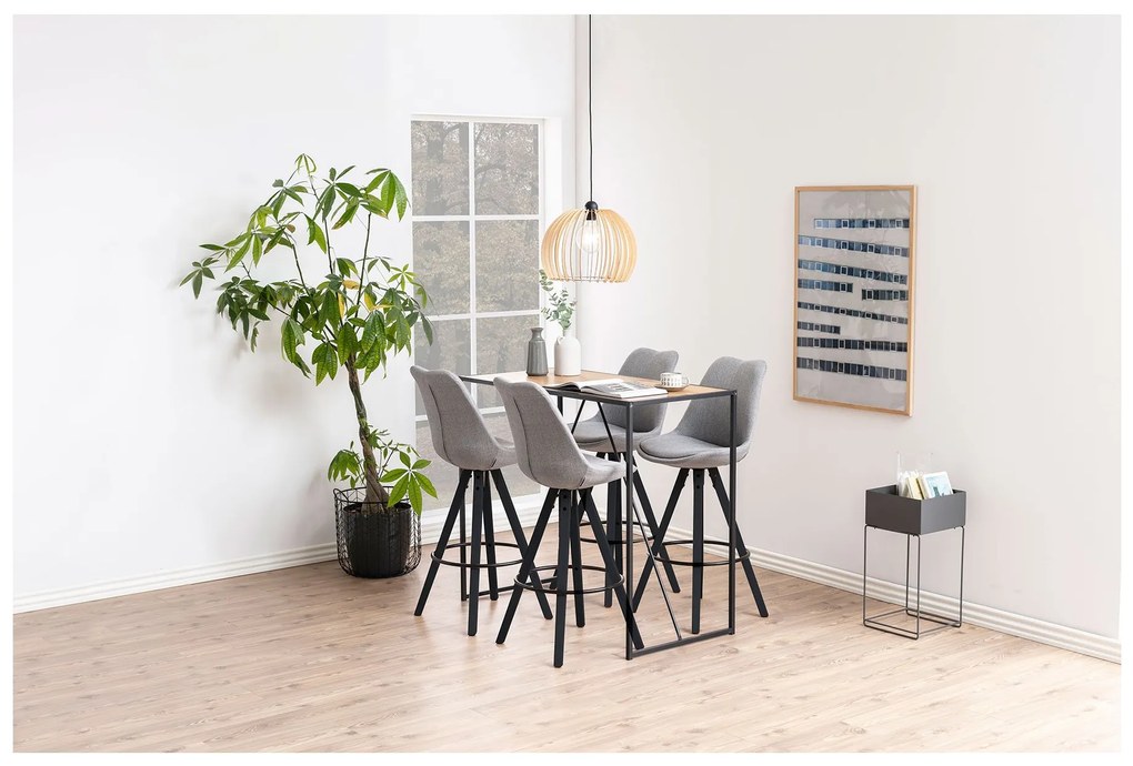 Barový stôl Seaford prírodná 105 × 120 × 60 cm ACTONA