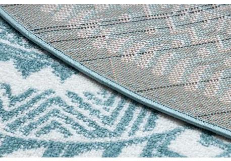 Okrúhly koberec FUN Napkin obrúsok - modrý Veľkosť: kruh 100 cm