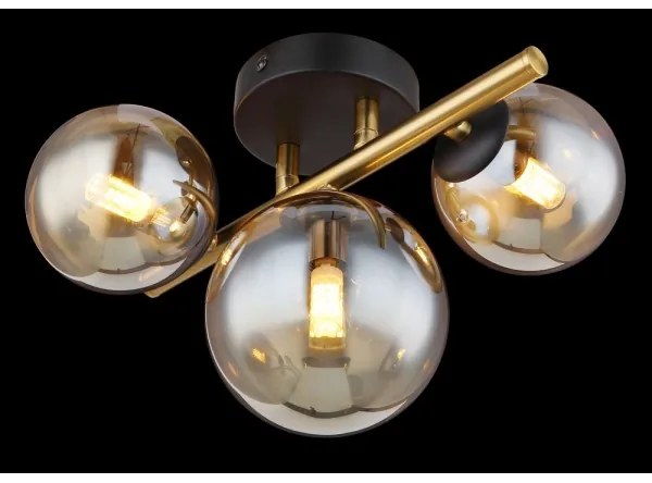 Globo 56135-3W - LED Prisadený luster RIHA 3xG9/3,5W/230V mosadz