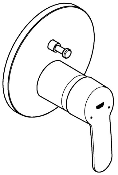 GROHE 24052002 - Batéria EUROSTYLE COSMOPOLITAN lesklý chróm