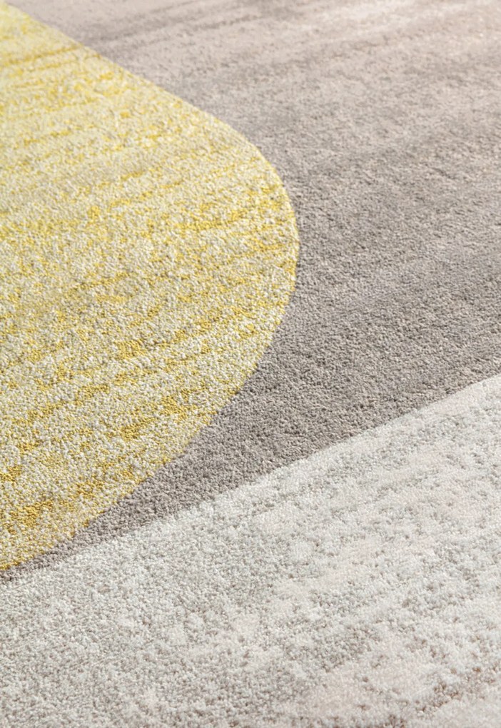 Osta, Kusový koberec Patina 410109/701, 240x330, žltá, obývacia izba