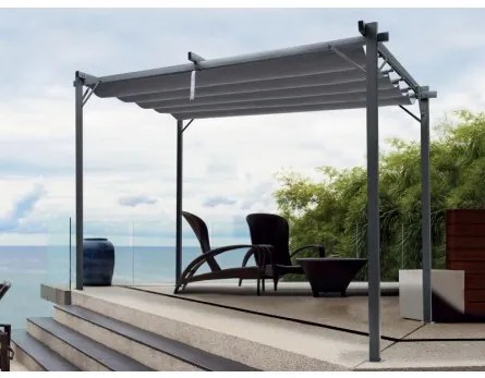 Sammer Záhradná pergola v sivej farbe 3x4 m TUN5699