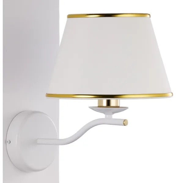 Jupiter 2086 - Nástenné svietidlo SAMBA 1xE27/15W/230V biela/zlatá