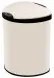 Bezdoteku Bezdotykový odpadkový kôš PETIT biely guľatý senzorový 9L