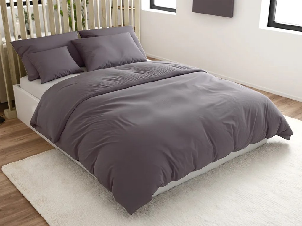 Bavlnené obliečky STANDO sivé Rozmer obliečky: 70 x 90 cm | 140 x 220 cm