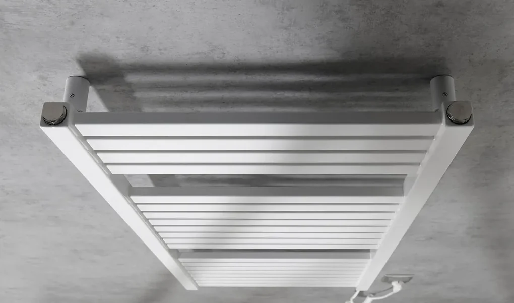 Aqualine Aqualine, TONDI-E elektrické vykurovacie teleso, rovné, 450x970 mm, 300W, biela, DE450T