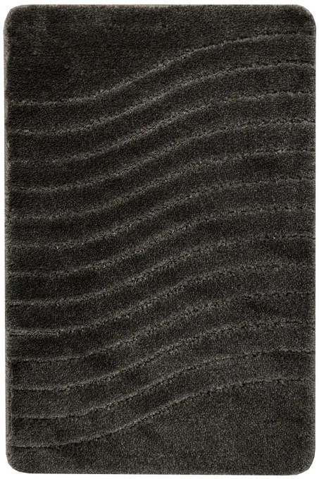 Kúpeľňový koberček Sara čierny, vlny