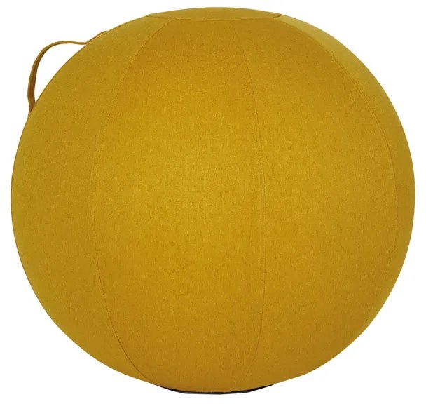 Ergonomická sedacia lopta, žltá