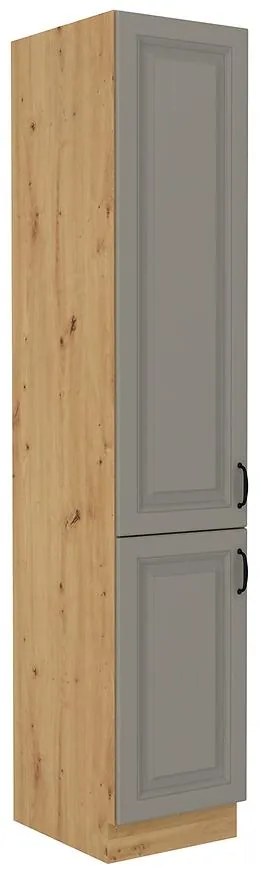 Kuchynská skrinka Stilo claygrey/artisan 40dk/210 2f