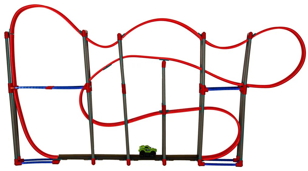 KIK Magnetická antigravitačná autodráha XL 123 cm, 120 dielov
