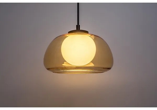 Rabalux 72273 - Luster na lanku ELOWEN 1xG9/5W/230V hnedá/dymová