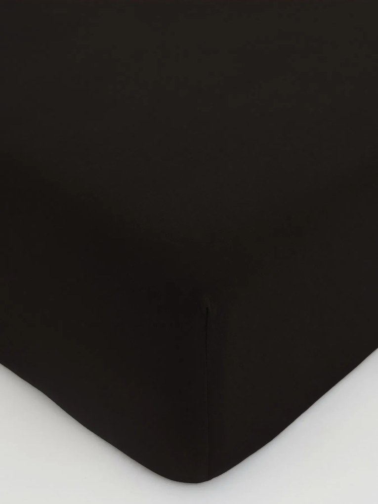 Jersey plachta Classic 90 × 200 cm - tmavo hnedá