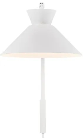 Nordlux - Nástenná lampa DIAL 1xE27/40W/230V biela