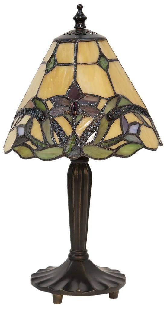 Vitráž Tiffany lampa stolová clayre&eef Ø20*36