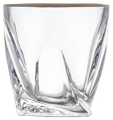 BOHEMIA PRESTIGE QUADRO PLATIN POHÁR SADA 6 KS
