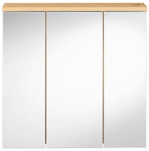 Livarno home Skrinka so zrkadlom Palermo, 66 x 64 x 17 cm  (100389389)