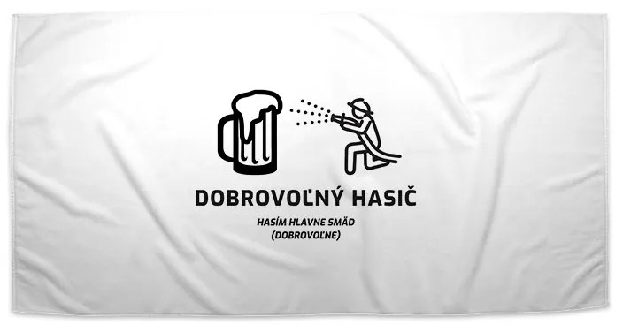 Sablio Uterák Dobrovoľný hasič - 70x140 cm